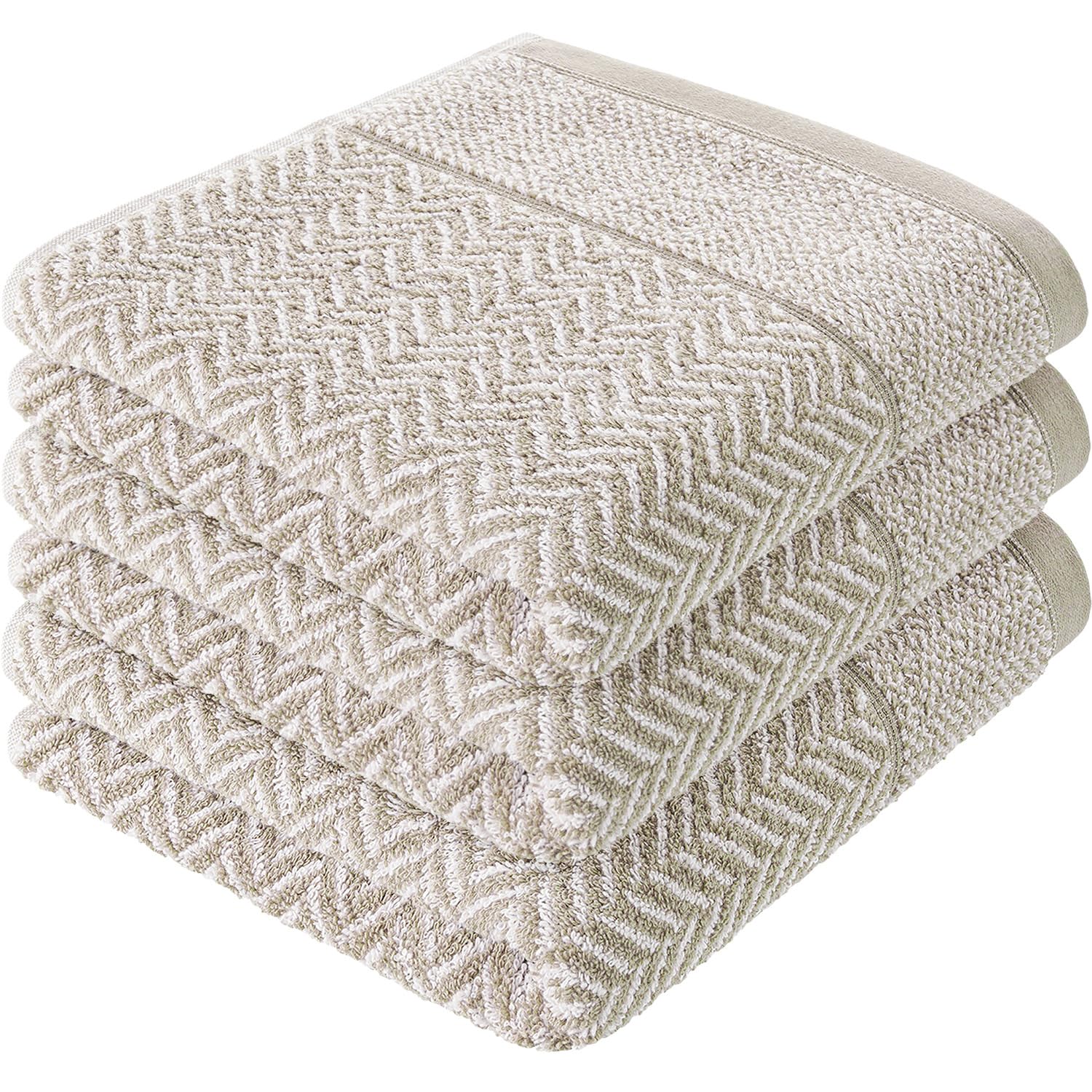 ZOLLNER set van 10 handdoeken, 50x100 cm 100% katoen, 400 gsm, mint